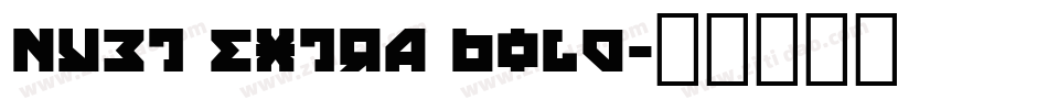 Nyet Extra Bold字体转换